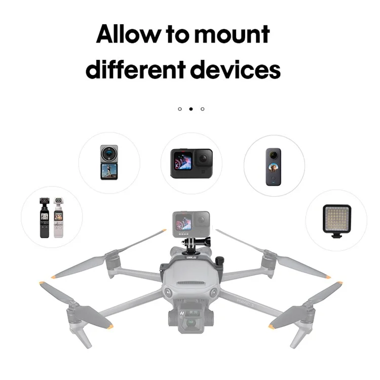 Startrc 1110538 Per DJI Mavic 3 Full Light Porta Della Luce Multifunction Expansion Bracket