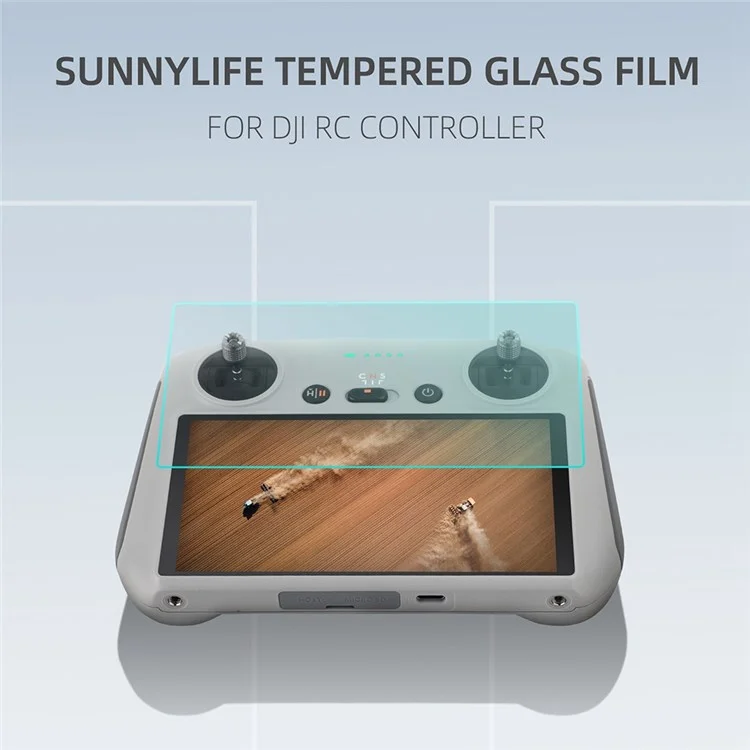 SUNNYLIFE MM3-GHM388 для пульта управления DJI Mini 3 Pro, 2 взрывобезопасных защитных экрана из закаленного стекла 9H