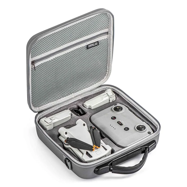 STARTRC 1110845 for DJI Mini 3 Pro Portable PU Carrying Case Anti-drop Tote Storage Bag with Shoulder Strap