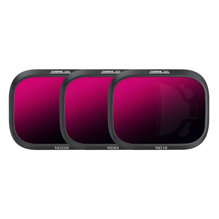 Startrc 3pcs/set Nd16/64/256 Filtro Anti-arranhão Para DJI Mini 3 Pro Lens De Lente À Prova D'água Leve Para RC Drone
