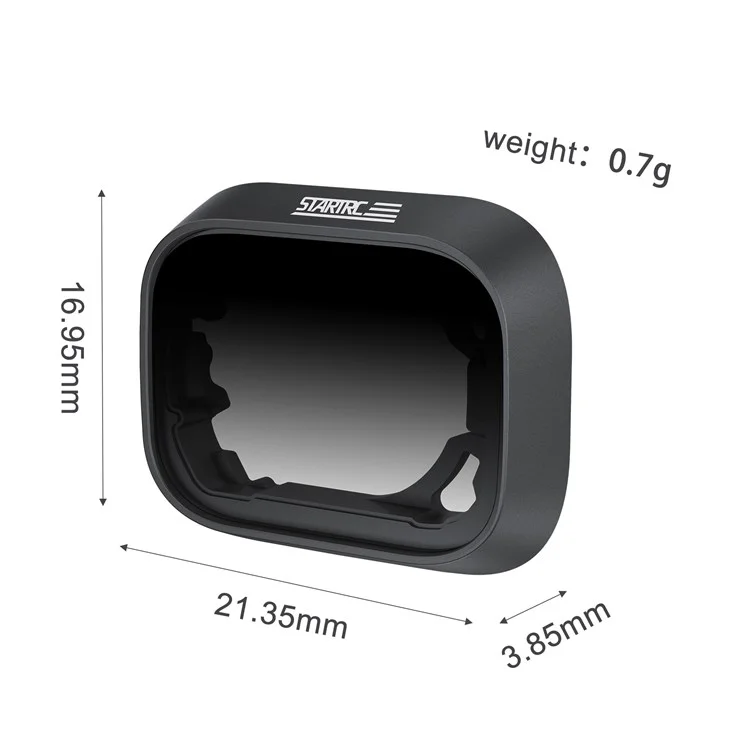 Filtro Startrc 1110877 GND32 Per Filtro Per Lenti Impermeabili Resistenti ai Graffi DJI Mini 3 Per la Telecamera Per Droni