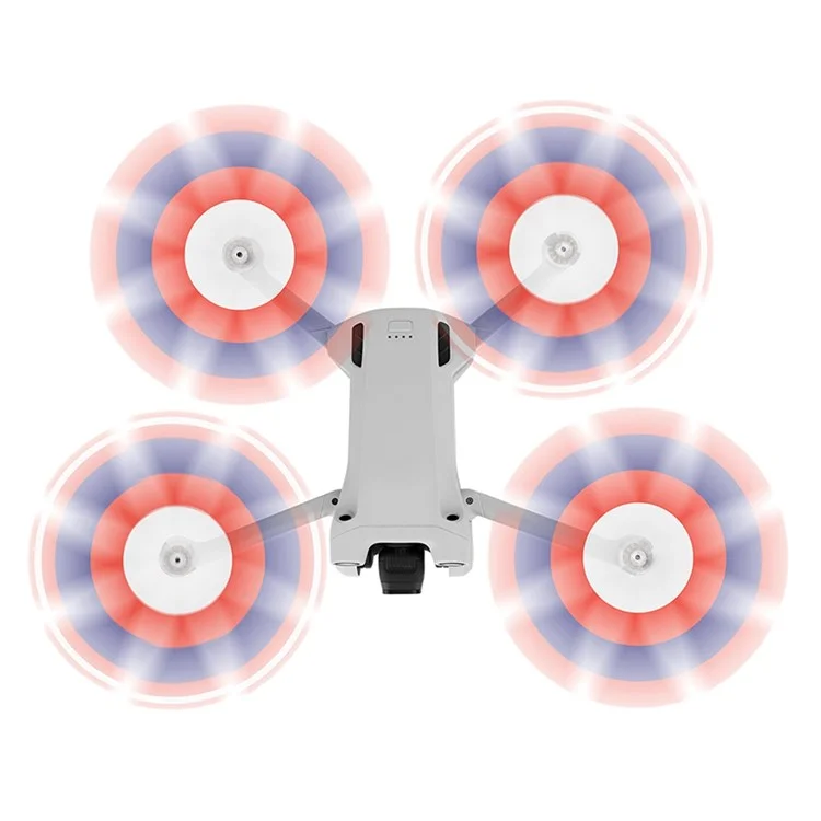 6030F Juego de 8 Hélices para Drone DJI Mini 3 Pro Accesorios Hélices Bicolor de 3 Colores Repuestos