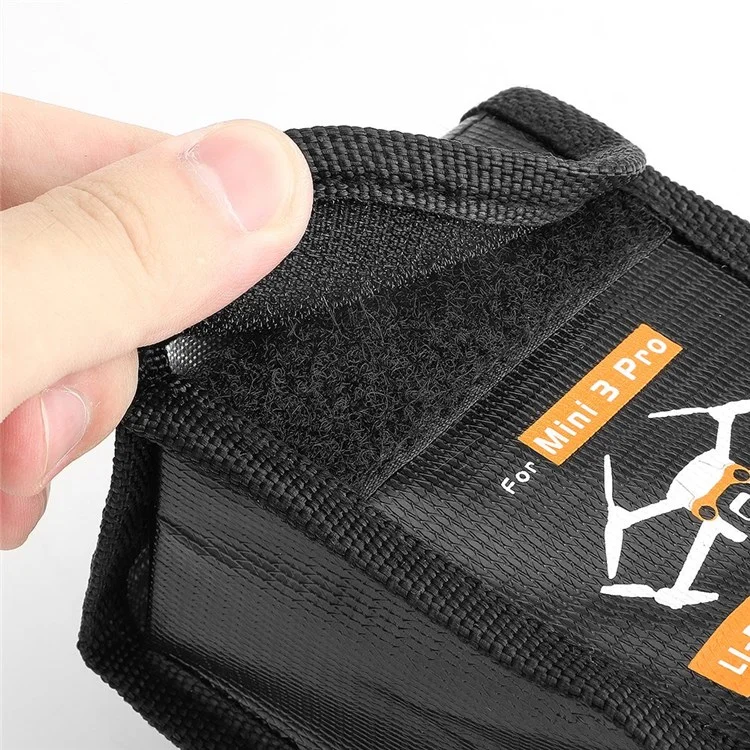 Sunnylife MM3-DC384 Para DJI Mini 3 Pro 1 Capacidade de Bateria Battery Storage Explosion Batter Battery Safe Bag
