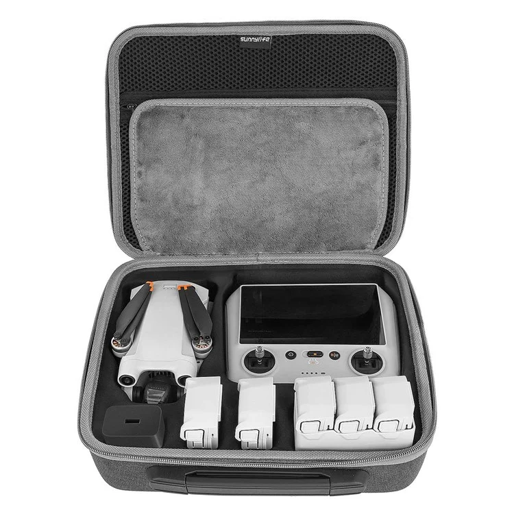 SUNNYLIFE MM3-B392 For DJI Mini 3 Pro Carrying Case Drone and Remote Control Battery Accessories Shockproof Storage Bag