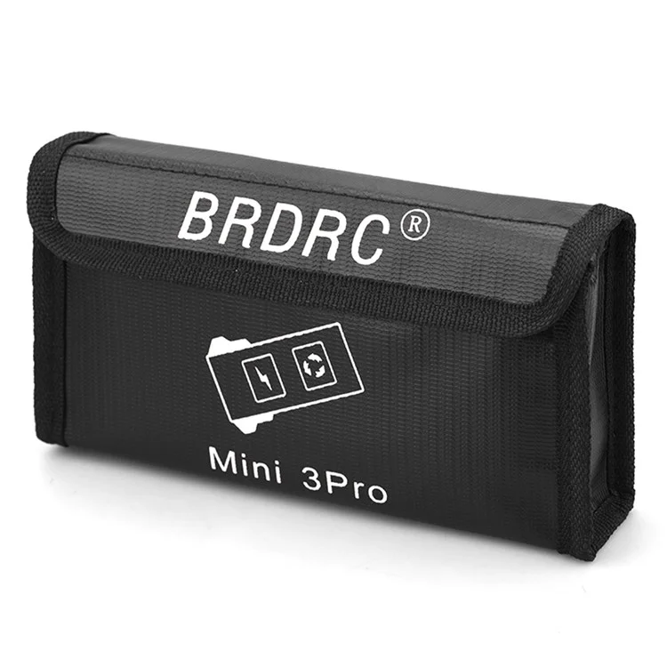 BRDRC EWB9237_3 Li-po Safe Batterie Explosionssicherer Schutzbeutel Für DJI Mini 3 Pro Drone Battery Storage Back, Größe L/für 3pcs-batterien