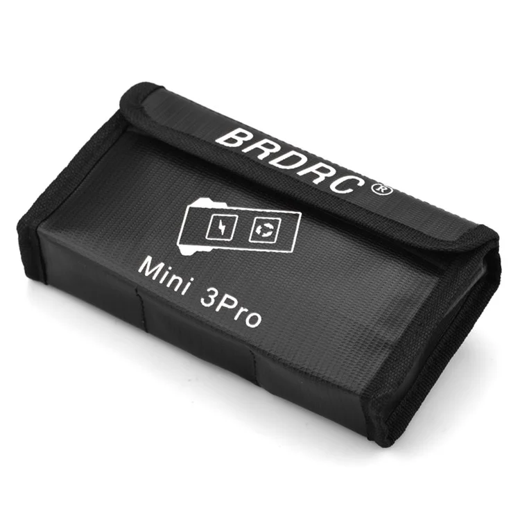 BRDRC EWB9237_3 Li-po Safe Batterie Explosionssicherer Schutzbeutel Für DJI Mini 3 Pro Drone Battery Storage Back, Größe L/für 3pcs-batterien