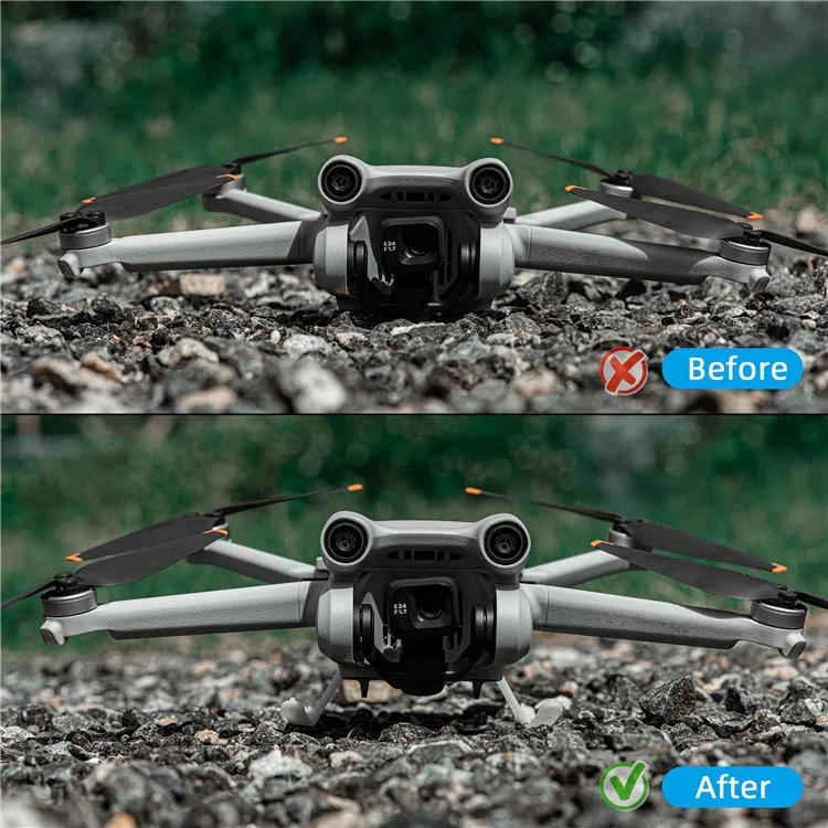 Startrc 1110890 Для DJI Mini 3 Pro Drone Складное Шасси ABS ABS Anti-fall Усиление Посадки