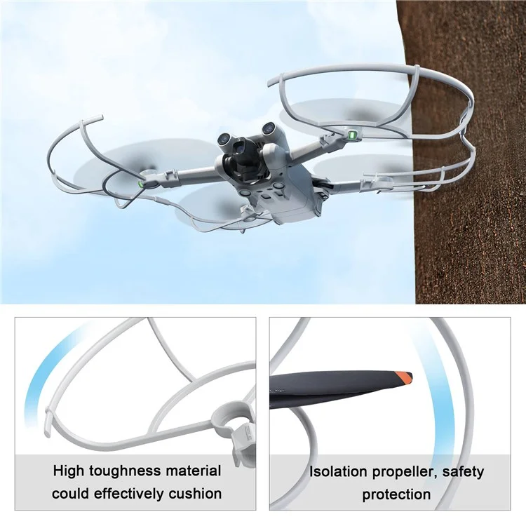 Startrc 1110889 Propellerschutz Für DJI Mini 3 Pro Drone Anti-collision Integrated Stoßstange Blade Schutzabdeckung