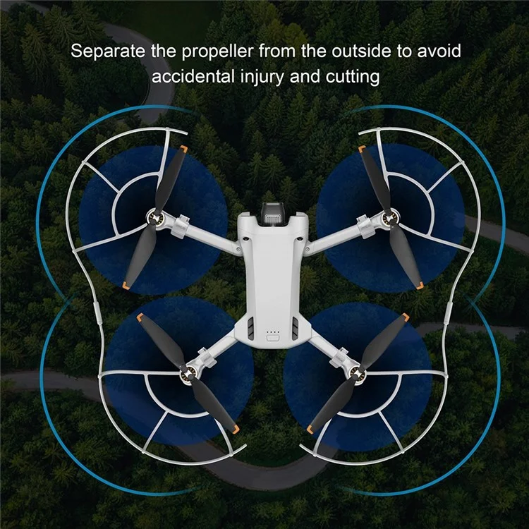 Startrc 1110889 Propellerschutz Für DJI Mini 3 Pro Drone Anti-collision Integrated Stoßstange Blade Schutzabdeckung