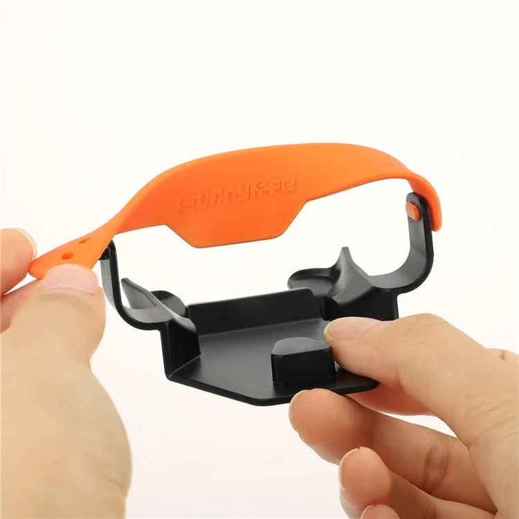 SUNNYLIFE MM3-SJ398 For DJI Mini 3 Pro Drone Propeller Fixing Stabilizer Anti-dust Bottom Cover - Black/Orange