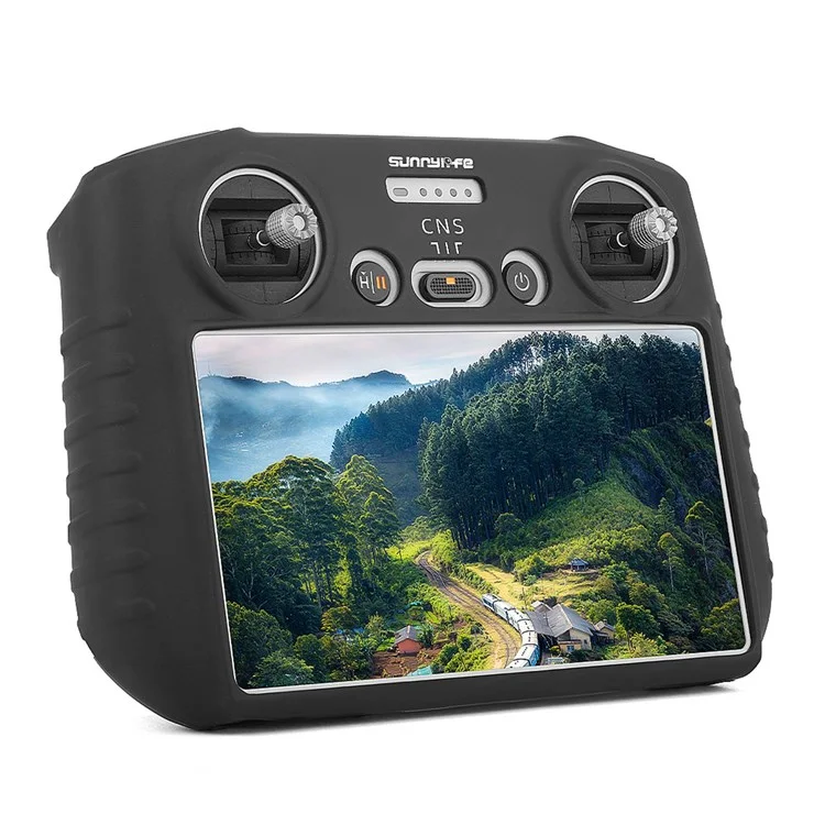SUNNYLIFE MM3-BHT441 for DJI Mini 3 Pro DJI RC Remote Control Silicone Protection Cover Anti-drop Case - Black