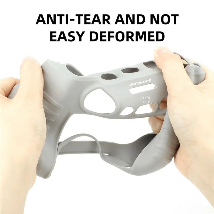 SUNNYLIFE MM3-BHT441 for DJI Mini 3 Pro DJI RC Remote Control Silicone Protection Cover Anti-drop Case - Black
