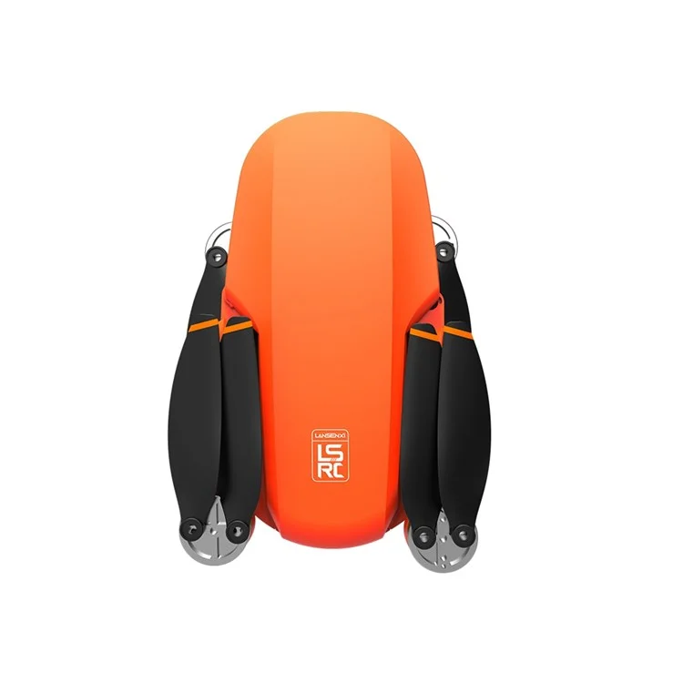 LSRC MINI S6S 5G WiFi FPV 4K HD Camera Brushless Foldable RC Drone Aerial Photography Quadcopter Toy with 2 Batteries - Orange