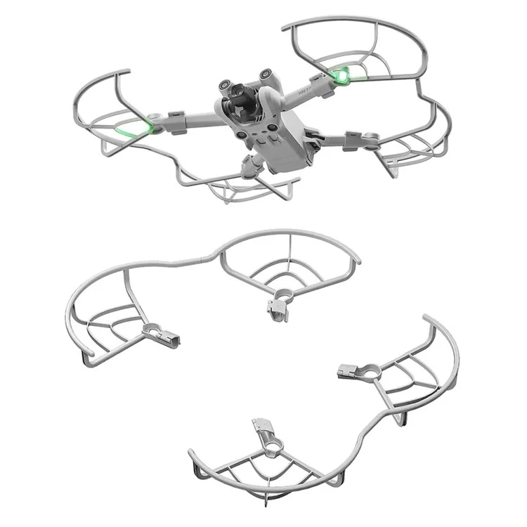 SUNNYLIFE MM3-KC407 4Peças Protetor de Hélice para DJI Mini 3 Pro Capa Protetora Anel de Choque Acessórios