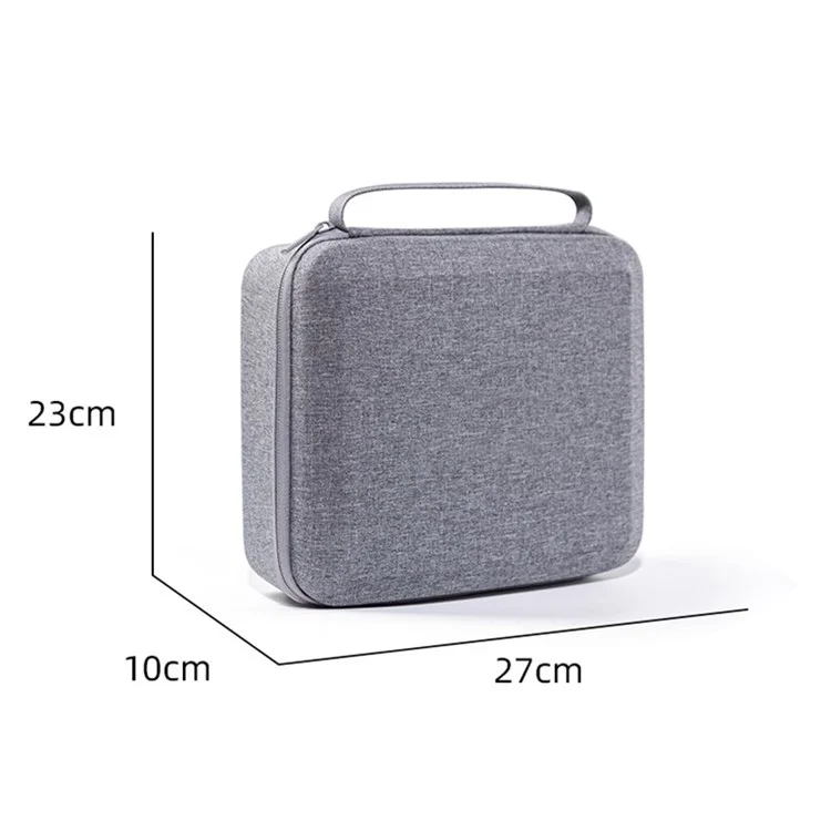For DJI Mini 2 / Mini 2 SE Combo Drone and Accessories Storage Bag Portable Shockproof Carrying Case Handbag - Grey / Black Liner