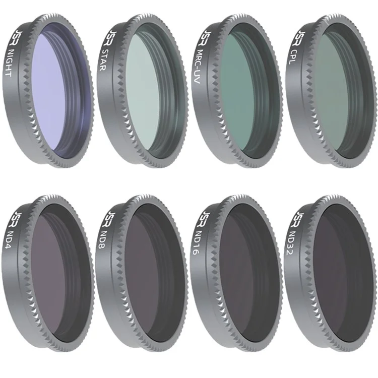 Junestar JSR-1283-13 Für Insta360 go 2 Kamera-objektivfilter-kit Nacht CPL ND4 ND8 ND16 ND32 Star Mrc-uv-filter