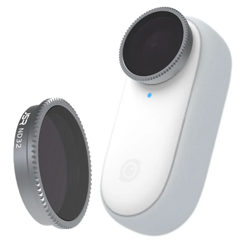 JUNESTAR flerlaget belagt ND-filter til Insta360 Go2 actionkamera, skrathærdt linsesystem - ND32