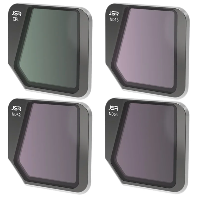 JUNESTAR JSR-1825-18 dla DJI Mavic 3 4 szt./komplet CPL + ND16 + ND32 + ND64 Filtry ze szkła optycznego Filtry obiektywu kamery drona