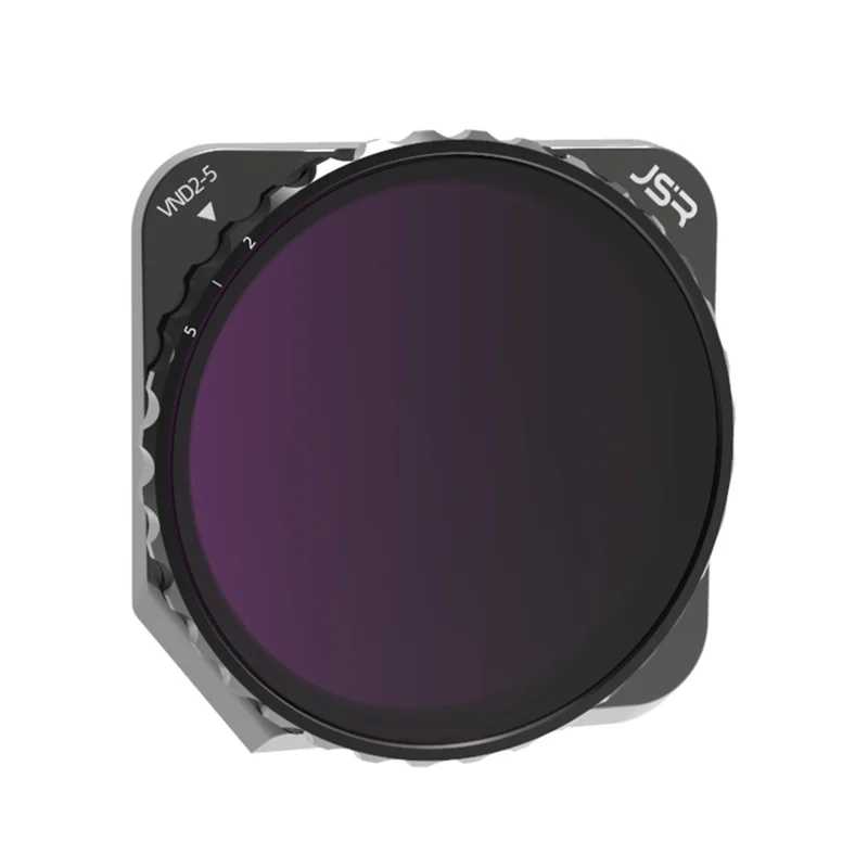 JUNESTAR JSR-1825-14 flerlaget belagt ND2-5-filter til DJI Mavic 3 RC-dronne, krassefast linsescreen