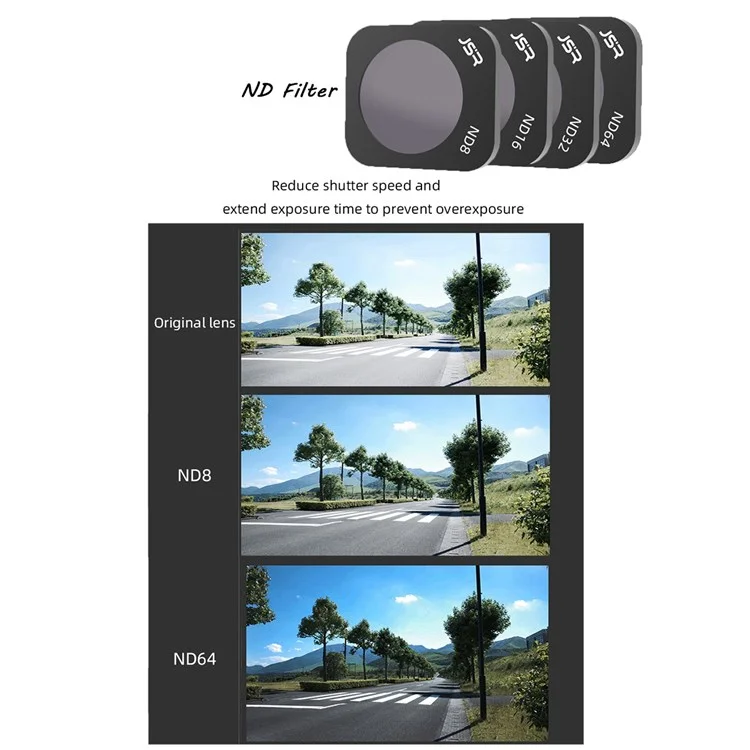 Junestar ZMP Tb-8in1 JSR-1903-12 Für Hubsan Zino Mini Pro 8pcs/set Mrc-uv+cpl+nd8+nd16+nd32+nd64+star+night Objektivfilter Drone Camera Zubehör