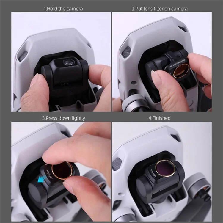 SUNNYLIFE MM-FI9251 For DJI Mavic Mini/Mini SE/Mini 2 Camera Lens ND Filter RC Accessories - ND4