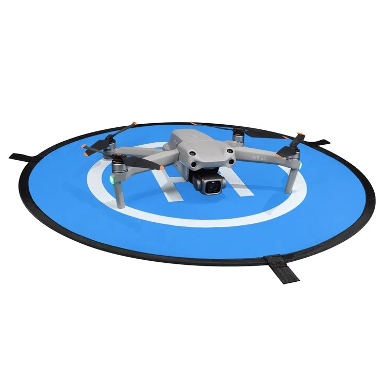 Qisyker Dopark55 55cm Round Drone Parking Aventn Landing Pad Com Pinos Moídos e Tiras Reflexivas