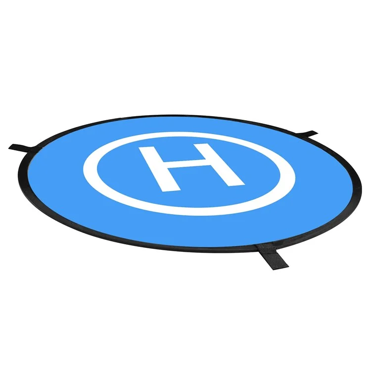 Qisyker Dopark55 55cm Round Drone Parking Aventn Landing Pad Com Pinos Moídos e Tiras Reflexivas