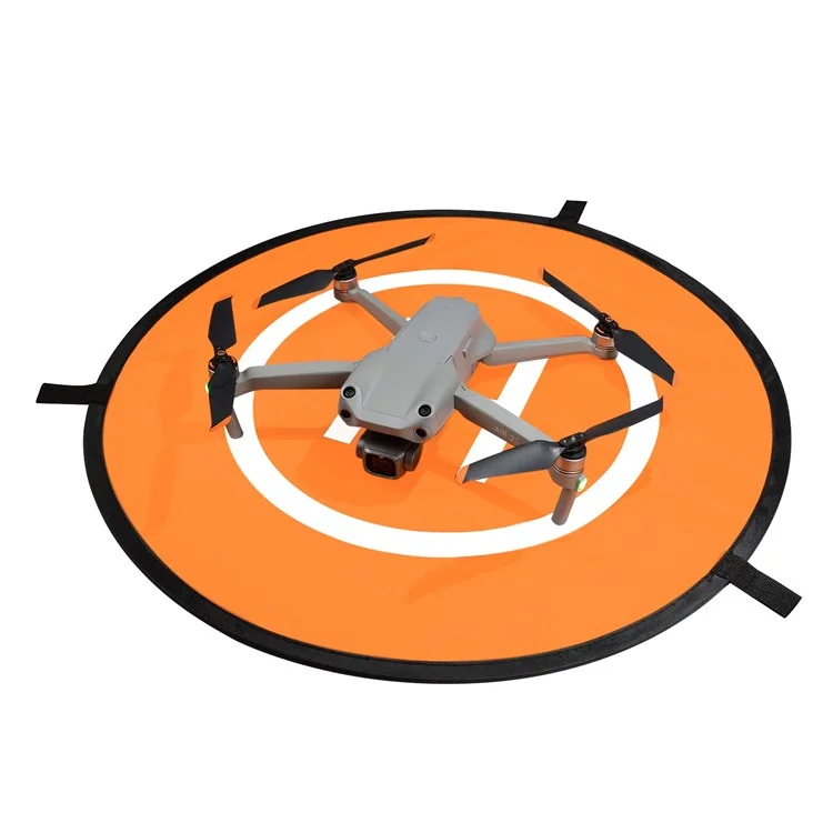 Qisyker Dopark55 55cm Round Drone Parking Aventn Landing Pad Com Pinos Moídos e Tiras Reflexivas