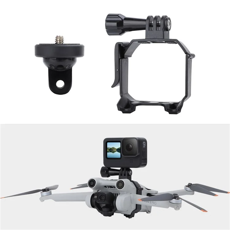 SUNNYLIFE MM3-GZ459 para DJI Mini 3 Pro Top Expansion Bracket 1 / 4 Parafuso Adaptador de Montagem de Câmera de Ação