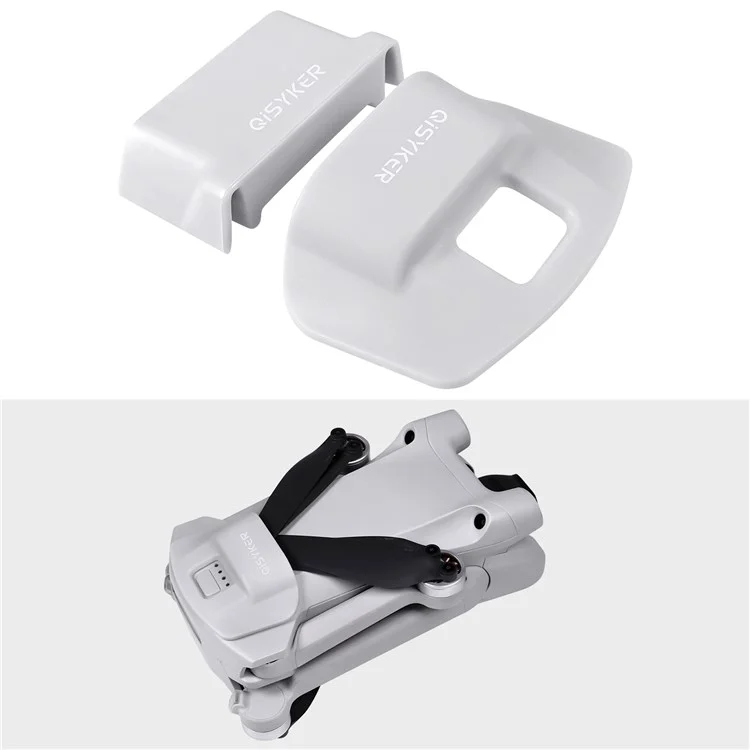 Qisyker Min30707 Para Dji Mini 3 Pro Design Simples Drone de Design Superior + Parte Inferior Estabilizador de Fixador de Hélice