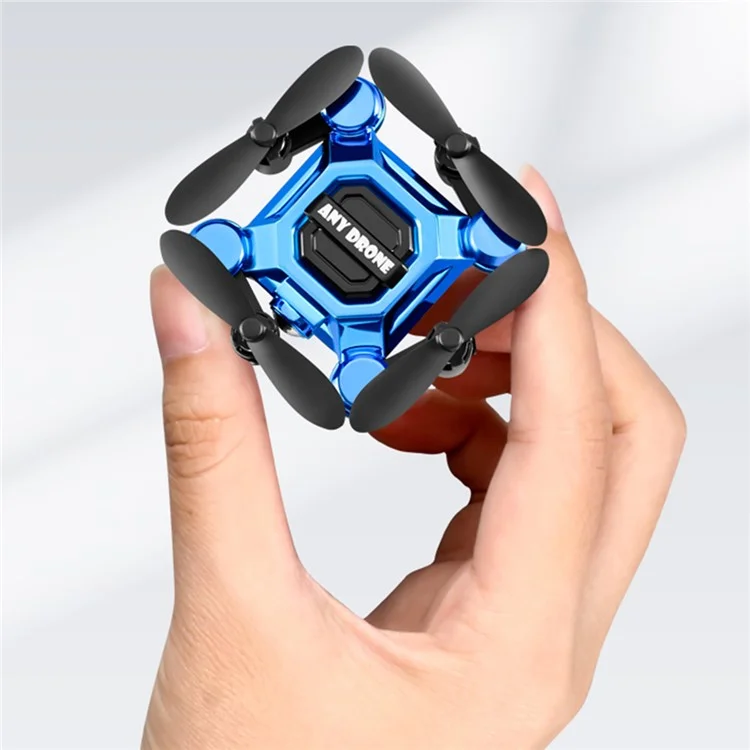 ANY DRONE K04 Folding Mini Aircraft Aerial Photography 4K HD Drone Portable 2.4GHz WiFi RC Airplane Toy with 120-Degree Wide-Angle Lens - Black