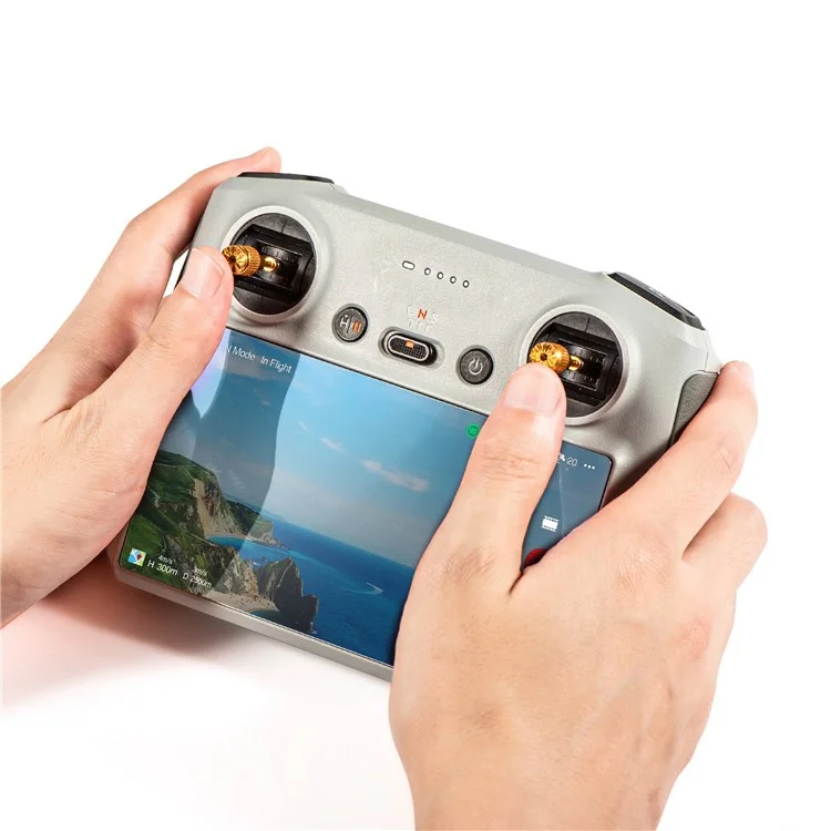 Startrc 1111079 Aluminiumlegierung Teleskop Joystick Anti-schlupf-daumenrocker Für DJI Mini 3 Pro Drone Smart Controller