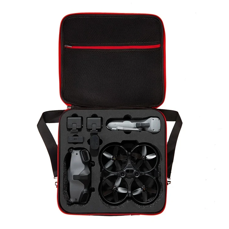 For DJI Avata Large Capacity Drone Battery Goggles Storage Bag Hard Shell Shockproof Carrying Case with Shoulder Strap