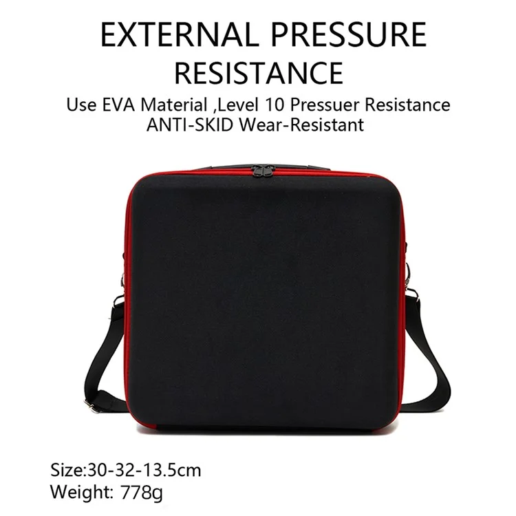 Pour DJI Avata Batterie de Drone de Grande Capacité Sac de Rangement Sac de Rangement Hard Socle Afficage de Transport Avec Bandoulière