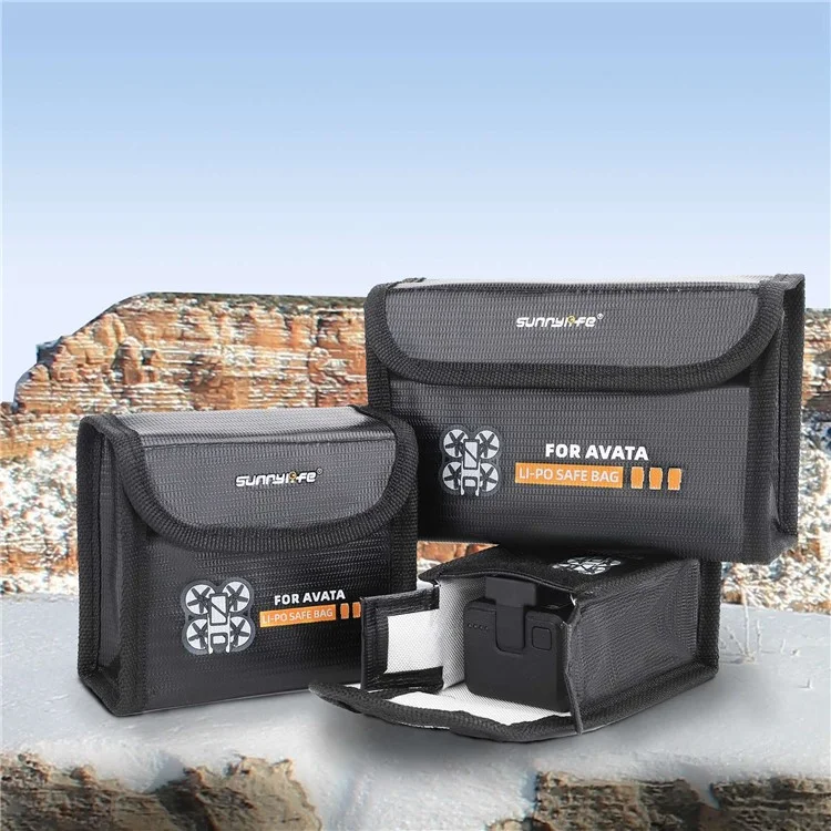SUNNYLIFE AT-DC479 Pour DJI Avata 3 Battery Safe Bag Sac à Impternage