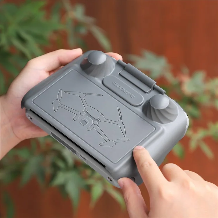 SUNNYLIFE MM3-YK466 para controle remoto RC da DJI Capa protetora de plástico 2 em 1 e protetor solar