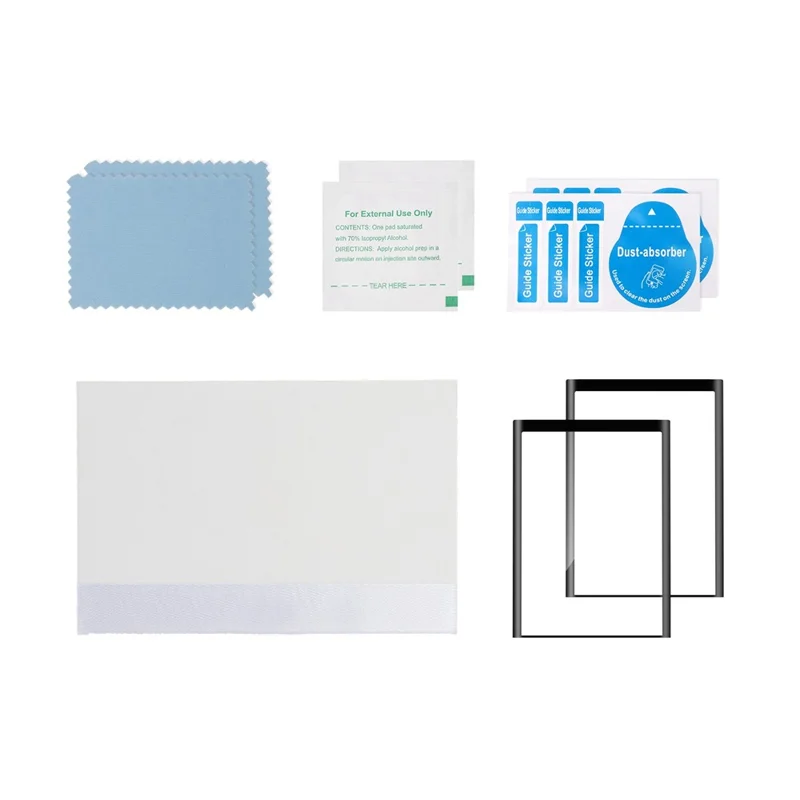 Sunnylife Ist IST-BHM499 2 Sets Kit de Protección de Pantalla de Cámara Transparente HD Para Insta360 X3, Diseño Curvado Anti-explosión Que Cubre la Película de Pantalla de Vidrio Templado