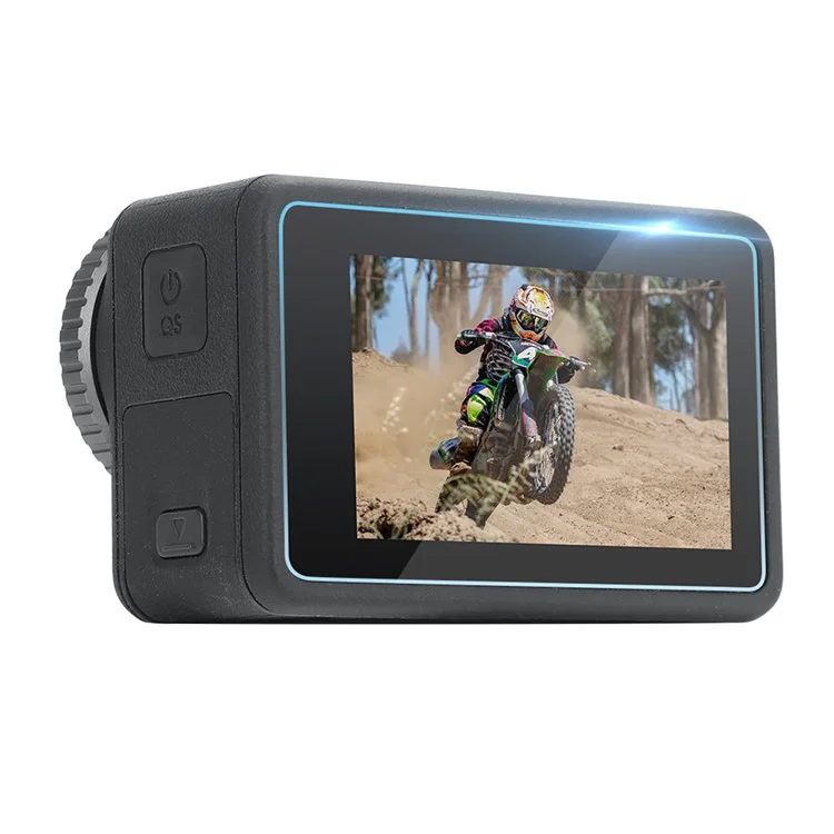 Sunnylife OA3-BHM494 3pcs / Установите Для DJI Osmo Action 3 Tempered Glass Screction Protector Protector Lins Film + Screen Film Combo