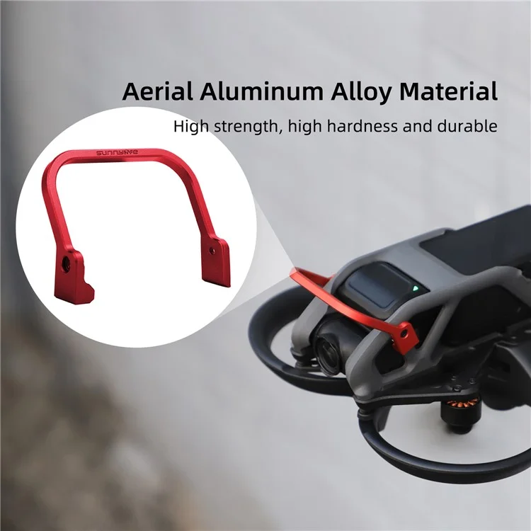 SUNNYLIFE AT-BX500 Pour DJI Avata Gimbal Bumper Aluminium Alloy Fender Guard Protection Tool RC Accessoires - Rouge