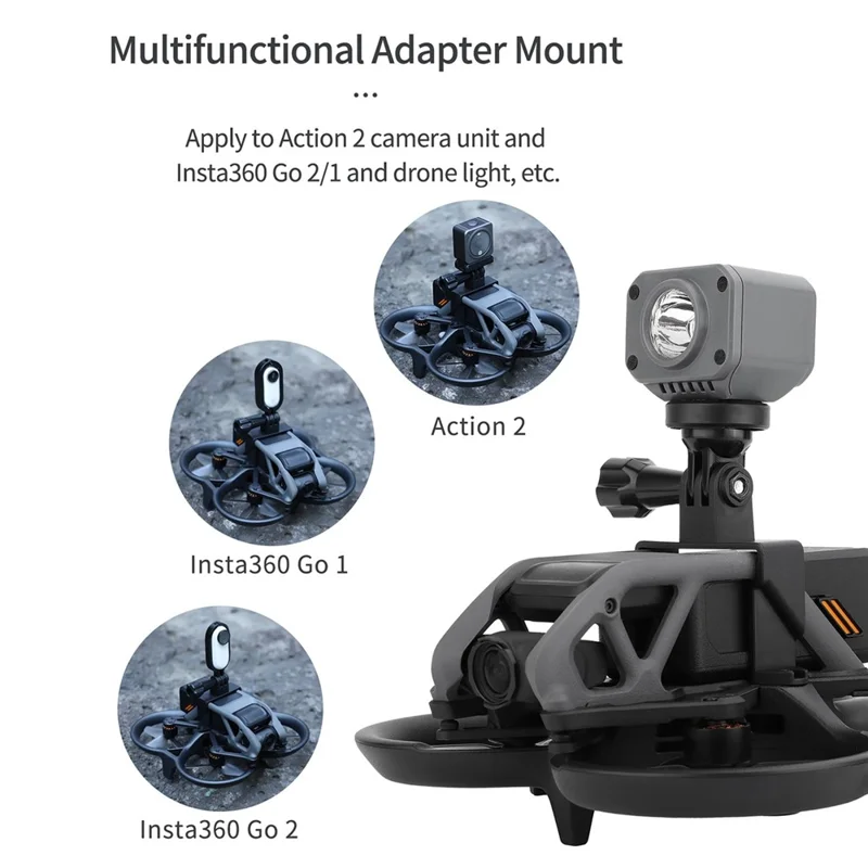 Adattatore multifunzionale SUNNYLIFE AT-GZ512 per DJI Avata, adattatore di estensione esterno con connettore filettato 1/4