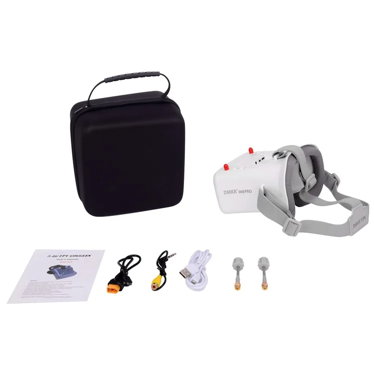 DMKR LS-008D Pro 5,8g 40CH от Первого Лица. Очки с 4,3 Дюйма от Первого Лица Виды Goggles Двойные Антенны Для Аксессуаров Для Дронов RC