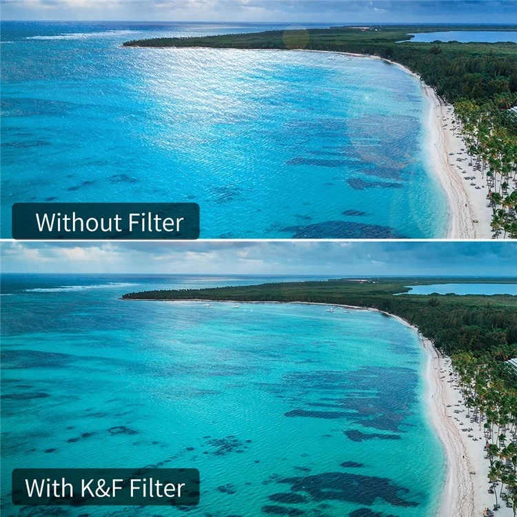K&F CONCEPT SKU.1865 Pour DJI Mavic Mini 1 / Mini 2 / SE Multi-Coated Filter Set, 6Pcs Anti-Scratch Filters UV+CPL+ND8+ND16+ND32+ND64 Filtres d'objectif HD