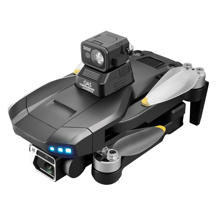 LSRC S+ Flusso Ottico / Posizionamento GPS Restituzione a Una Chiave RC Drone HD Camera WiFi FPV Quadcopter Anti-shake Con Testa di Evitamento Degli Ostacoli Laser