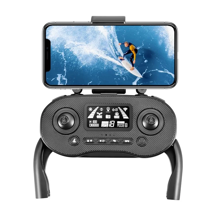 LSRC S+ Flusso Ottico / Posizionamento GPS Restituzione a Una Chiave RC Drone HD Camera WiFi FPV Quadcopter Anti-shake Con Testa di Evitamento Degli Ostacoli Laser