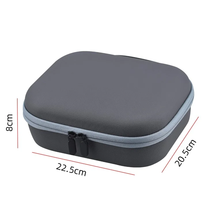 BRDRC DJI-9537 Drone Carrying Case for Osmo Mobile 6, Portable Travel Gimbal Stabilizer Storage Bag Box Handbag - Dark Grey