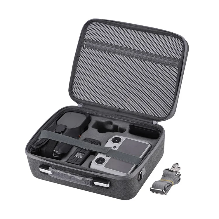 BRDRC 9606 For DJI Mavic 3 Classic RC Drone Remote Control Storage Handbag Shockproof Carrying Case Portable Box with Shoulder Strap