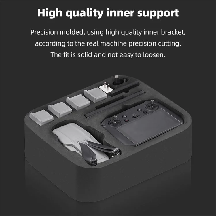 BRDRC DJI-9565 Storage Bag Carrying Case for DJI Air 2 / 2S Drone Body RC Pro / RC-N1 Remote Controller Shoulder Bag