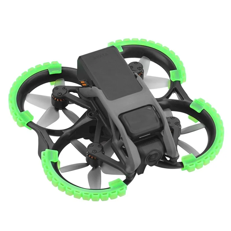 BRDRC 9604 For DJI Avata 4Pcs / Set Drone Propeller Guard Bumper Rings Anti-collision Protection Rings - Green