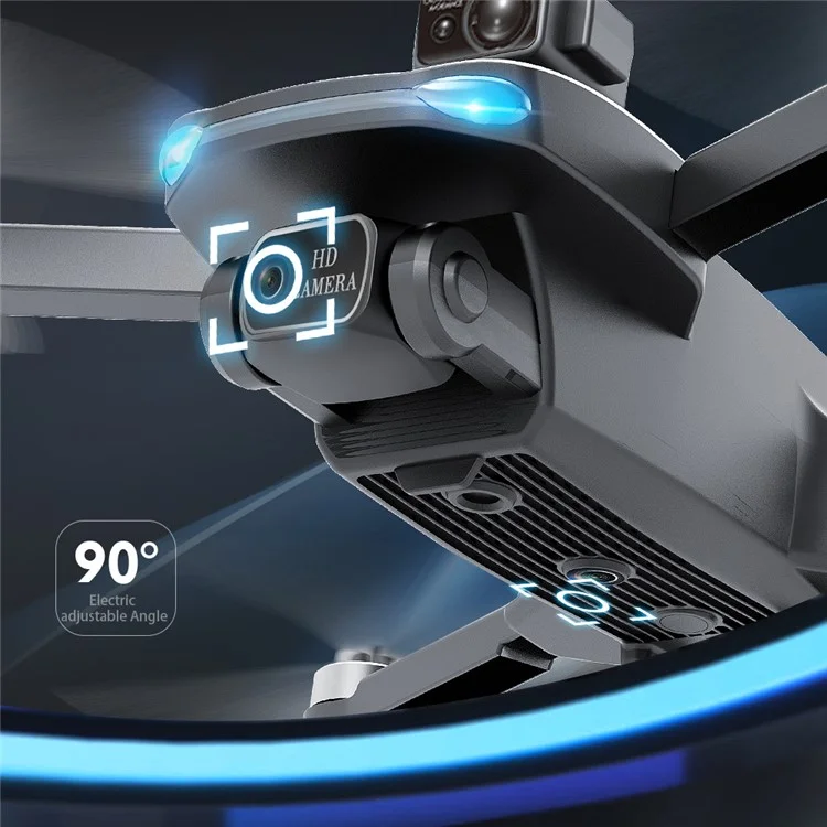 ZLL SG108MAX HD Dual Camera 4-axis GPS Optical Flow Positioning Drone Obstacle Avoidance FPV RC Quadcopter RC (Single Battery) - Black