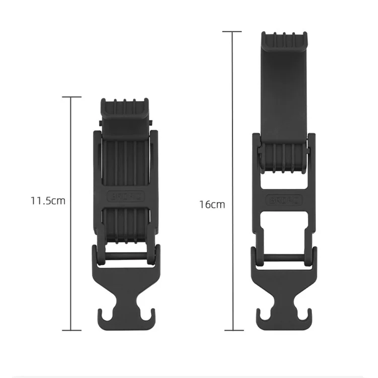 BRDRC DJI-9204 For DJI Air 2S / Air 2 / Mavic 3 / Mini 2 RC Remote Control Monitor Holder Extension Mount Panel Extendable Clip